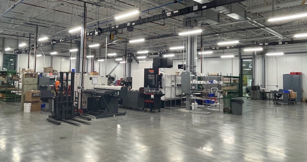 machine shop at New England Wire Technologies